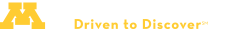 Wordmark of the University of Minnesota